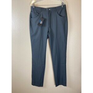 TGW The Golf Warehouse Pants Mens 33X34 Gray Polyester Tech Performance Stretch